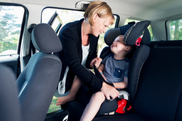 Older child in car seat