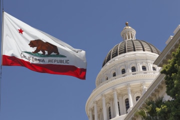 Sacramento California outside capital building