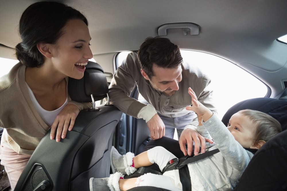 When can my child stop using a booster seat in the car?