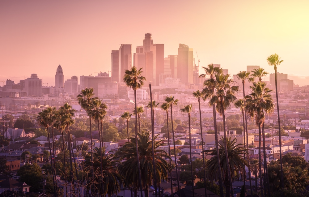 los angeles california skyline