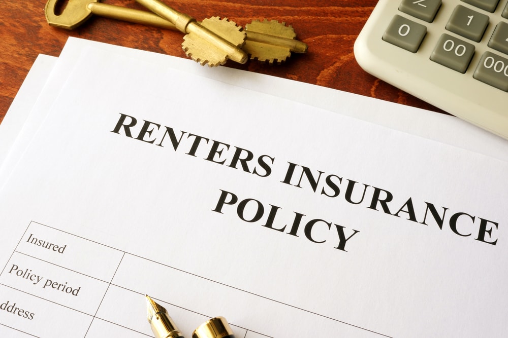renters insurance policy with keys